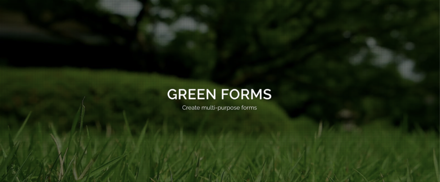 Greenforms Website Header