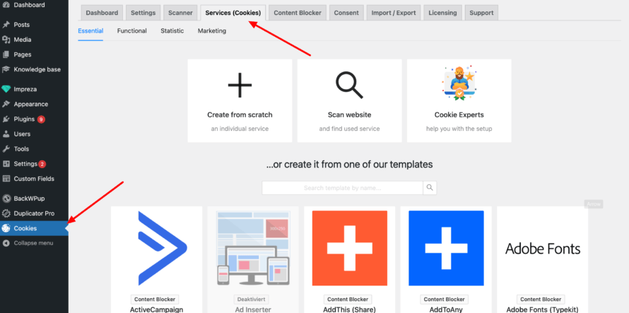 MonsterInsights Cookie Set Up