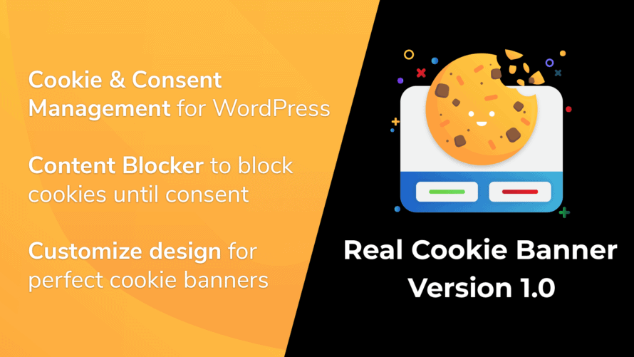 Real Cookie Banner 1.0 released