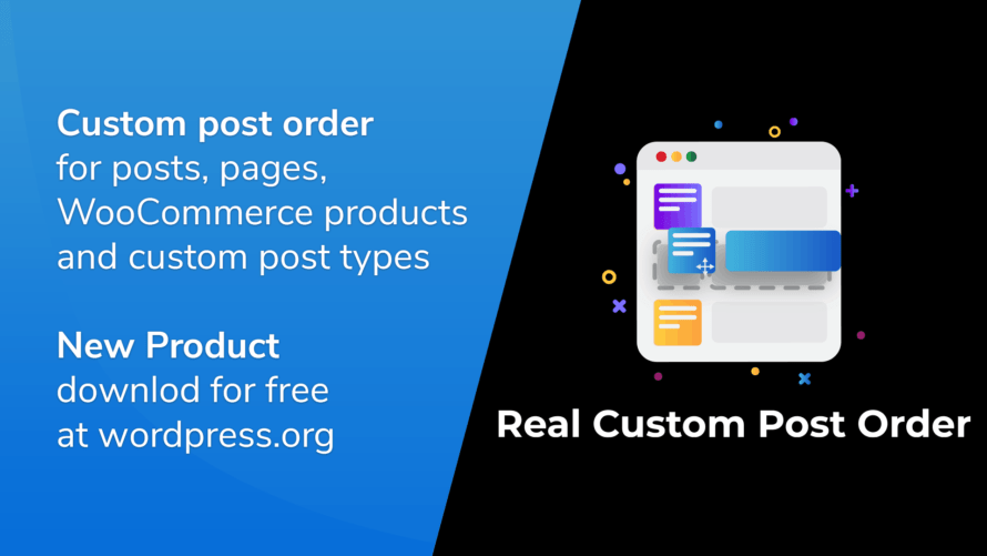 Real Custom Post Order Version 1.0