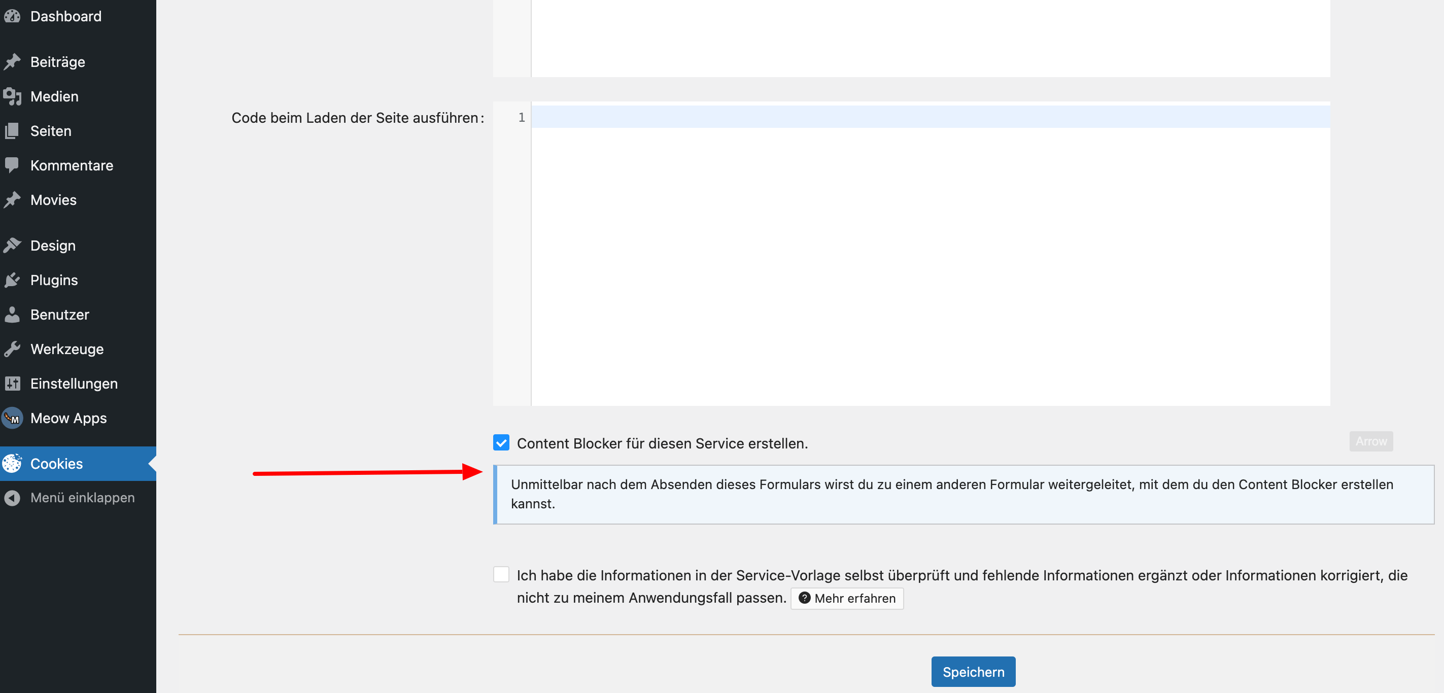 Creating Service For MonsterInsights