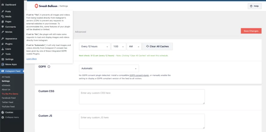 Smash Balloon Plugin WordPress