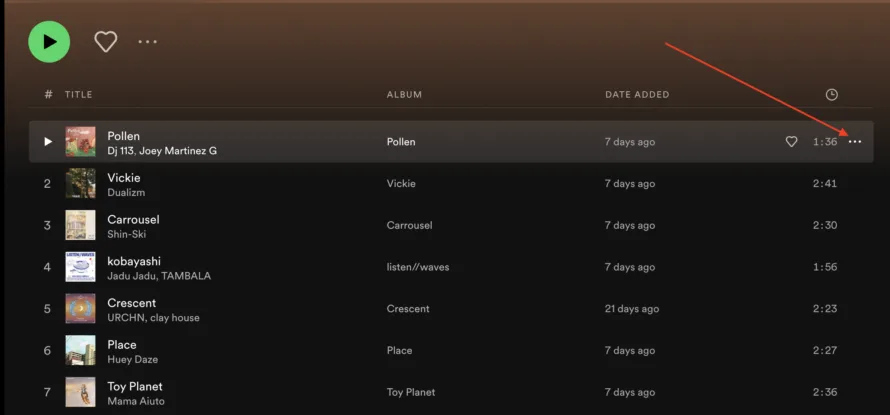 Spotify einbetten Website
