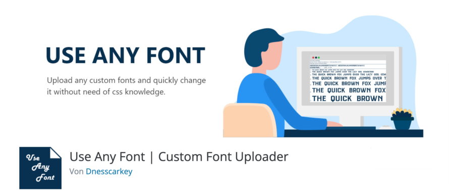 Use Any Font Plugin
