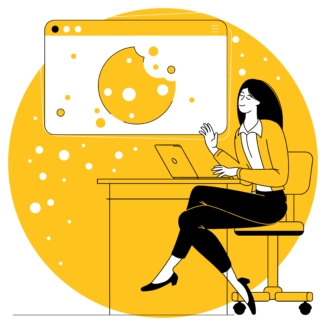 Illustration Cookies Website