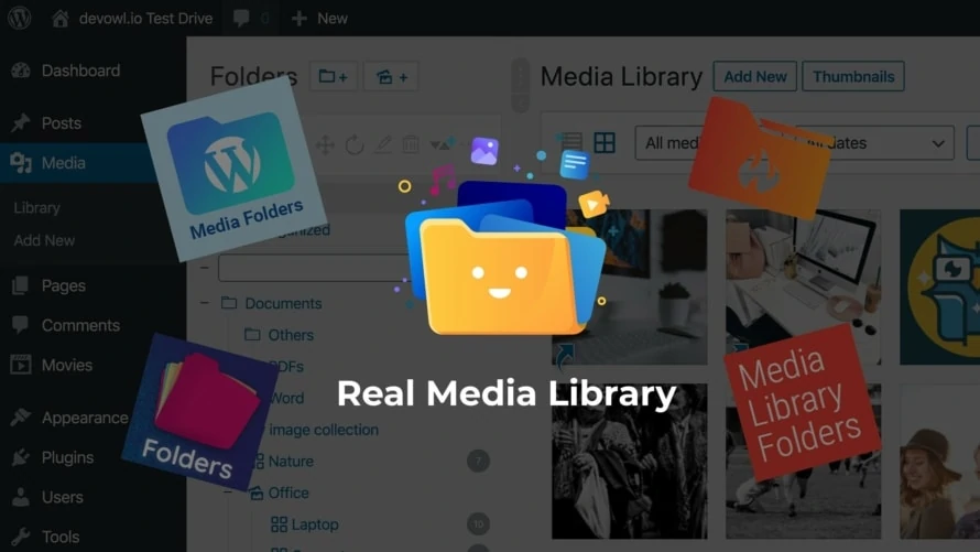 WordPress Media Library Ordner Management Plugins: Die beste Lösung ist Real Media Library