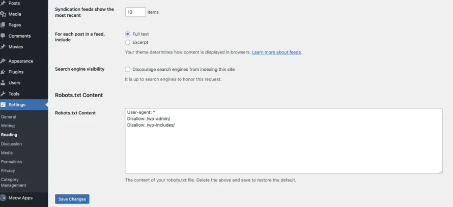 WP Robots TXT Plugin
