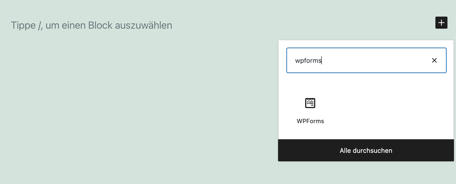 WP Forms Embed