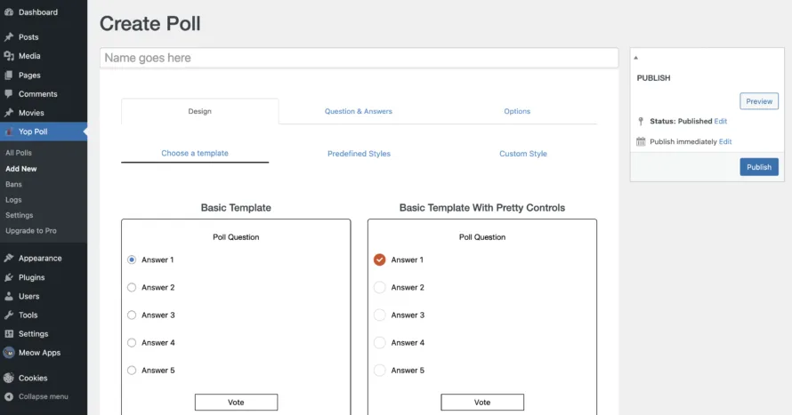 YOP Polls Creation Poll