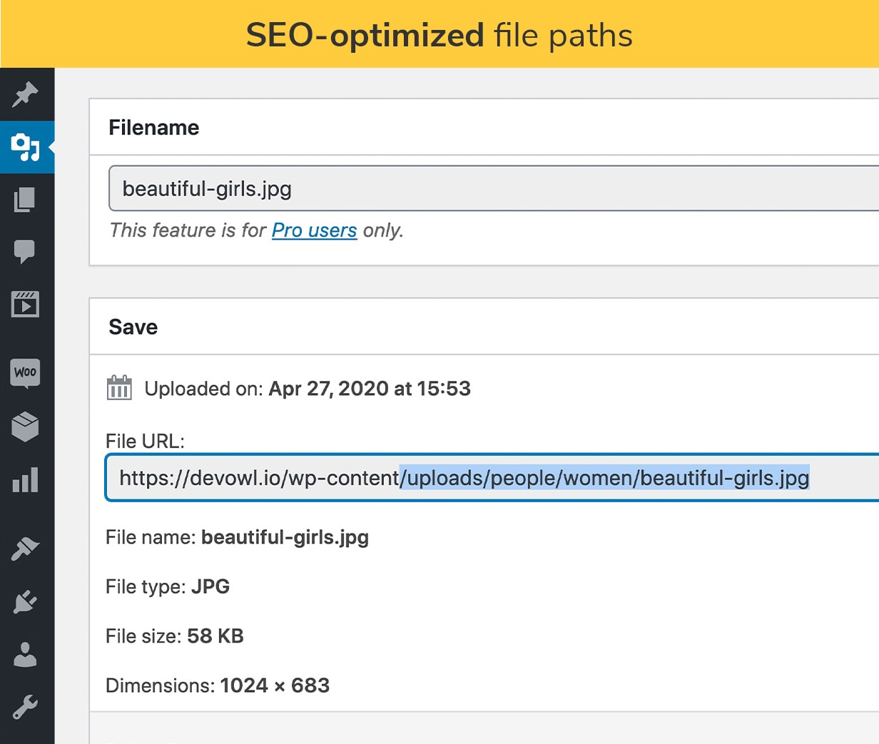 SEO-optimized file paths