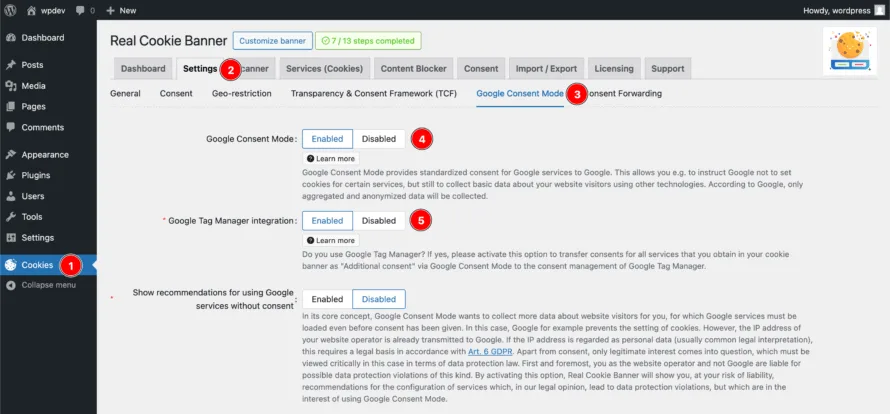 Google Consent Mode mit Google Tag Manager Integration aktivieren