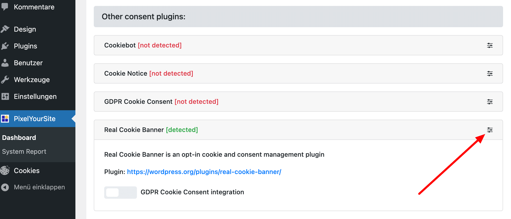 Consent Plugins Integration