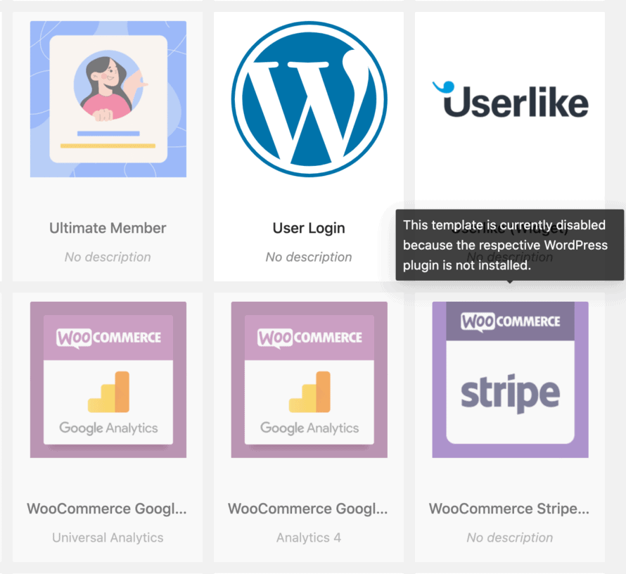 Cookie Vorlage für spezifisches WordPress Plugin