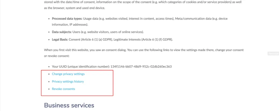 Privacy Policy devowl