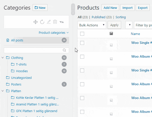 Manage large product inventories efficiently and with a better overview that saves a lot of time