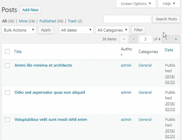Durchsuche deine große Content-Bibliothek schneller, indem du nur den Inhalt der Content-Tabelle änderst, aber nicht die ganze Seite neu lädst