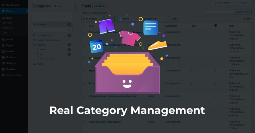 WordPress Real Category Management - Open Graph