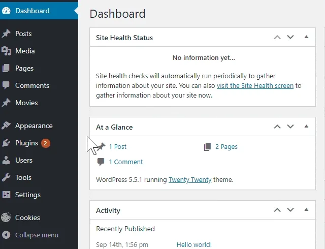 Open Real Cookie Banner settings in WordPress