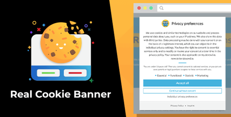 Real Cookie Banner Envato Market product teaser